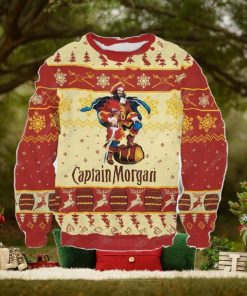 aptain Morgan 3d Print Winter Christmas Ugly Wool Knitted Sweater