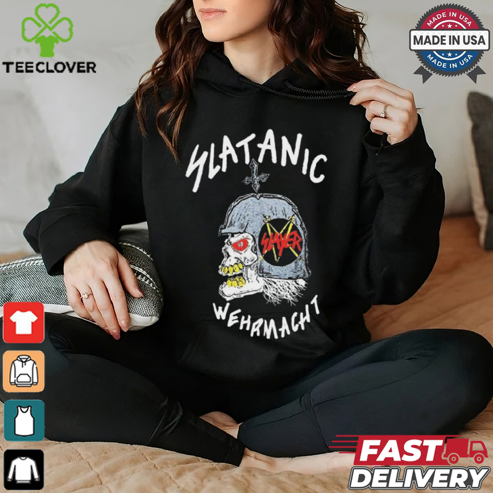 Slayer Slatanic Wehrmacht Tour Retro Man's T Shirt Slayer Slatanic Wehrmacht Tour Retro Man's T Shirt