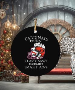arizona cardinals queen classy sassy and a bit smart assy ornament Circle