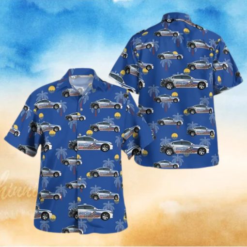 Summerville South Carolina Summerville Police Department 2018 Dodge Charger Hawaiian Shirt