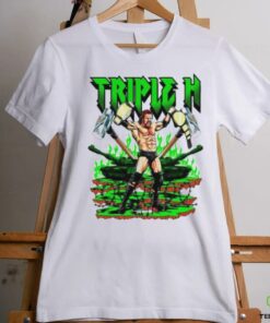 Triple H WWE cartoon graphic shirt