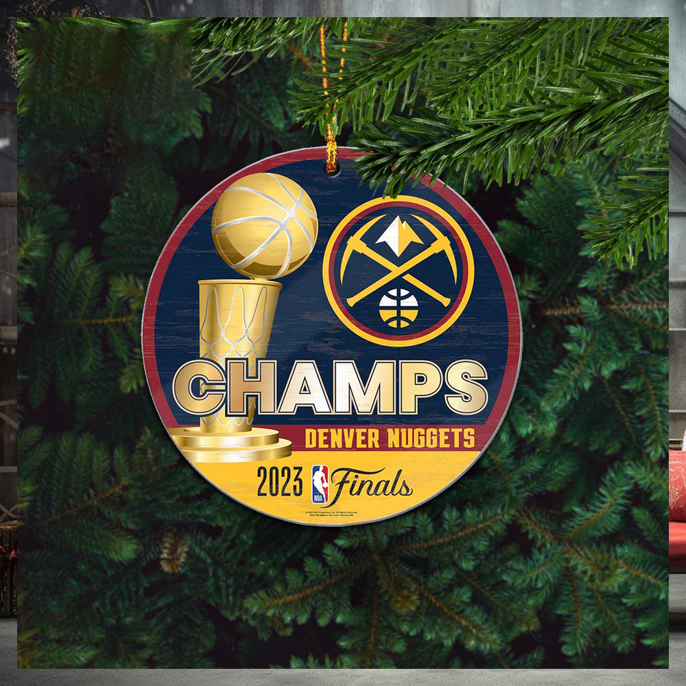 Denver Nuggets 2023 NBA Finals Champions Custom Name Ceramic Christmas Tree Decorations Ornament Denver Nuggets 2023 NBA Finals Champions Custom Name Ceramic Christmas Tree Decorations Ornament