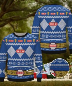 H E B Blue Merry Christmas Ugly Sweater