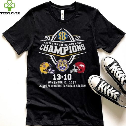 LSU Tigers 2022 Battle For The Golden Boot Champions Shirt