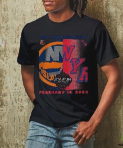 New York Islanders vs. New York Rangers Youth 2024 NHL Stadium Series Matchup T Shirt