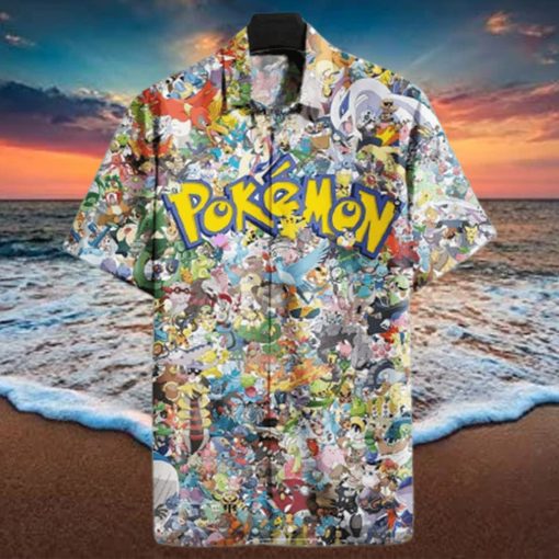 All Pocket Monsters Pokemon Hawaiian Shirt Birthday Gift For Summer Lovers