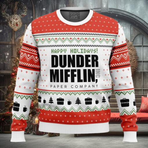 Dunder Mifflin The Office Ugly Christmas Sweater