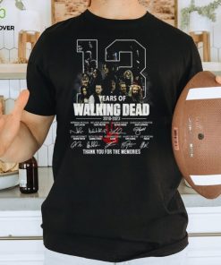 13 Years Of The Walking Dead 2010 – 2023 Thank You For The Memories T Shirt