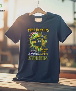 The Grinch They Hate Us Because Ain’t Us Green Bay Packers Stomp On NFL Teams Christmas Shirt