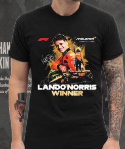 Mclaren Formula 1 Lando Norris Winner 2024 Signatures Shirt