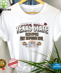 Texas State Bobcats 2023 Servpro First Responder Bowl Bound logo t hoodie, sweater, longsleeve, shirt v-neck, t-shirt