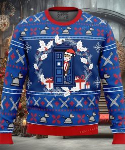 Doctor Who Tardis Christmas Ugly Sweater