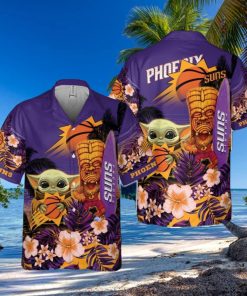 Phoenix Suns Baby Yoda National Basketball Association Hawaiian Shirt