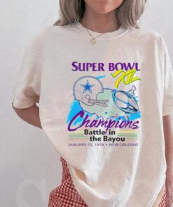 Dallas Cowboys Super Bowl Champions 1975 New Orleans Shirt