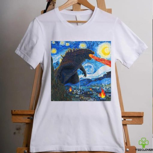 Starry night godzilla 2023 t shirt