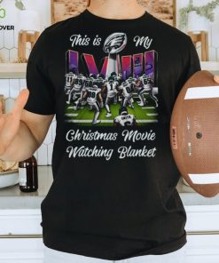 Philadelphia Eagles This Is My Christmas Movie And Watching Nfl Team T hoodie, sweater, longsleeve, shirt v-neck, t-shirt