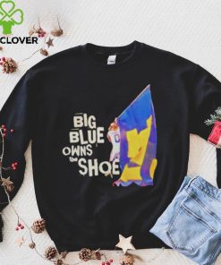 big blue owns the shoe Michigan Wolverines football hoodie, sweater, longsleeve, shirt v-neck, t-shirt