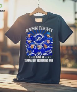 Damn Right I Am A Tampa Bay Lightning Fan Unisex T Shirt