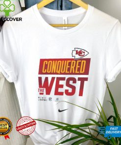 Kansas City Chiefs Nike 2022 AFC West Division Champions Locker Room T shirt