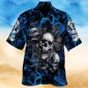 blue skull hawaiian hoodie, sweater, longsleeve, shirt v-neck, t-shirt