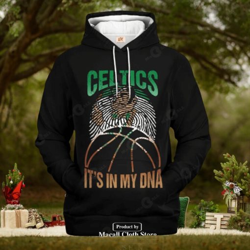 boston celtics its in my dna black jogger design hoodie sweatshirt 3d