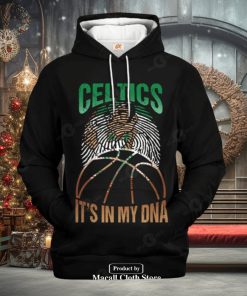 boston celtics its in my dna black jogger design hoodie sweatshirt 3d