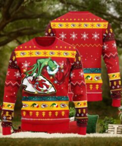 Kansas City Chiefs Grinch Christmas Ugly Sweater