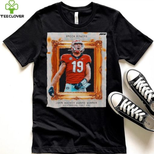 brock Bowers John Mackey award winner outstanding tight end hoodie, sweater, longsleeve, shirt v-neck, t-shirt