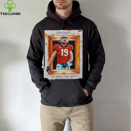 brock Bowers John Mackey award winner outstanding tight end hoodie, sweater, longsleeve, shirt v-neck, t-shirt