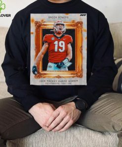 Brock bowers john mackey award winner outstanding tight end shirt, hoodie,  sweater, long sleeve and tank top