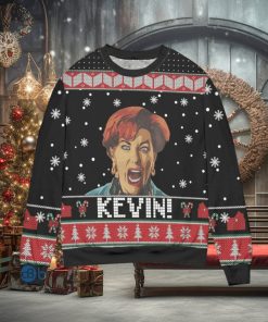 Kevin! Meme Home Alone Snowflake Christmas Pattern Ugly Christmas Sweater Christmas Gift For Men And Women