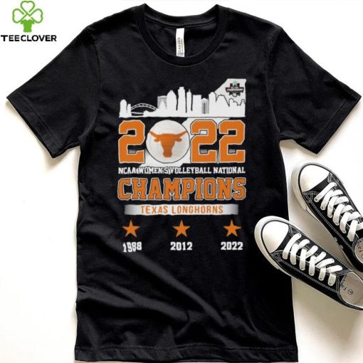 2022 NCAA Women’s Volleyball National Champions Texas Longhorn Skyline Shirt