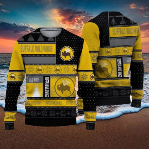 buffalo wild wings Ugly Christmas Sweater 2023 Brands Logo Gift For Men And Women