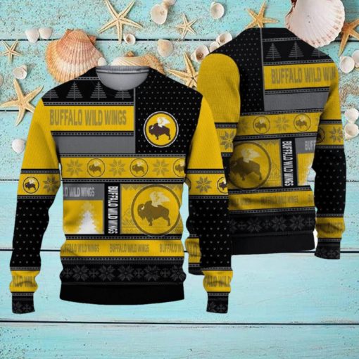 buffalo wild wings Ugly Christmas Sweater 2023 Brands Logo Gift For Men And Women