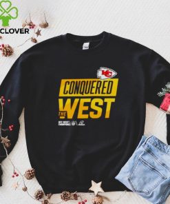 kansas City Chiefs conquered the West 2022 AFC West division champions hoodie, sweater, longsleeve, shirt v-neck, t-shirt