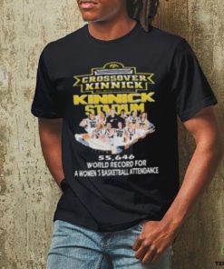 Iowa Hawkeyes Crossover At Kinnick Stadium 55,646 World Record For A Women’s Basketball Attendance Shirt