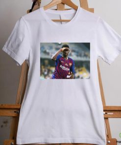 Kounde Wearing Dembele Shirt