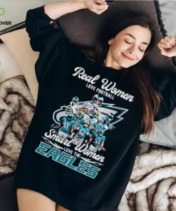 Real Women love Football Smart Women love the Philadelphia Eagles Signatures 2023 Shirt