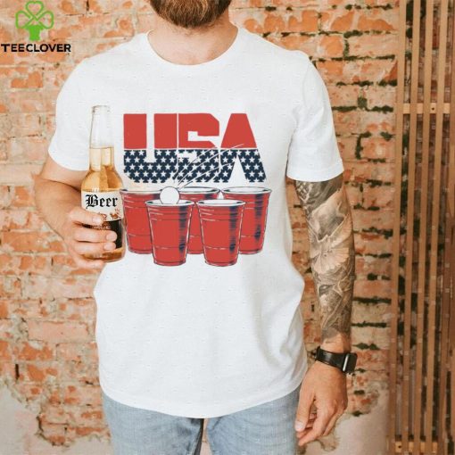 USA Beer Pong 4th of July 2023 shirt