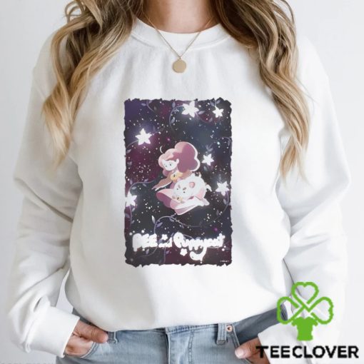 Bee And Puppycat Space Flowers Poster Mineral Wash Shirt