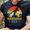 Memaw Saurus T Rex Dinosaur Memaw 2 kids Family Matching T Shirt