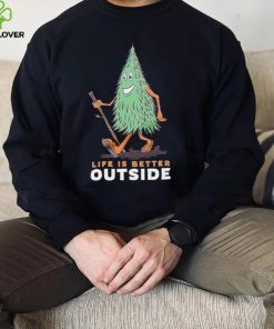 Happy Tree walking life is better outside hoodie, sweater, longsleeve, shirt v-neck, t-shirt2