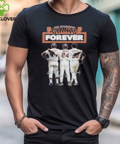 Official San Francisco Giants Forever Willie Mccovey Willie Mays And Orlando Cepeda Signatures Shirt