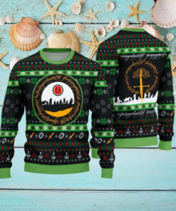 Sauron Eye Lord Of The Rings Ugly Christmas Sweater