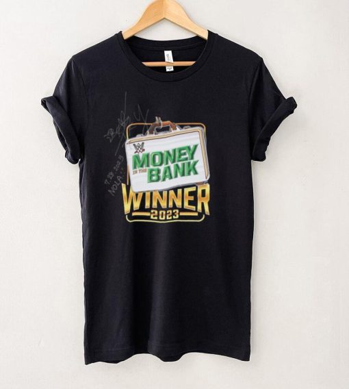 IYO SKY Autographed & Inscribed Event Worn Money In The Bank Winner T Shirt