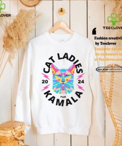 cat ladies for kamala 2024 shirt