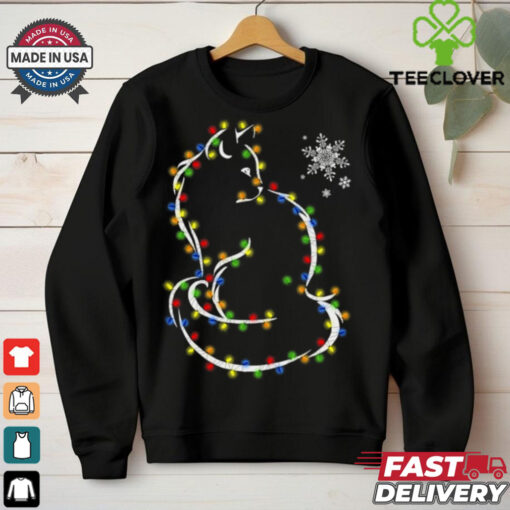 cat xmas animal line Shirt Recovered