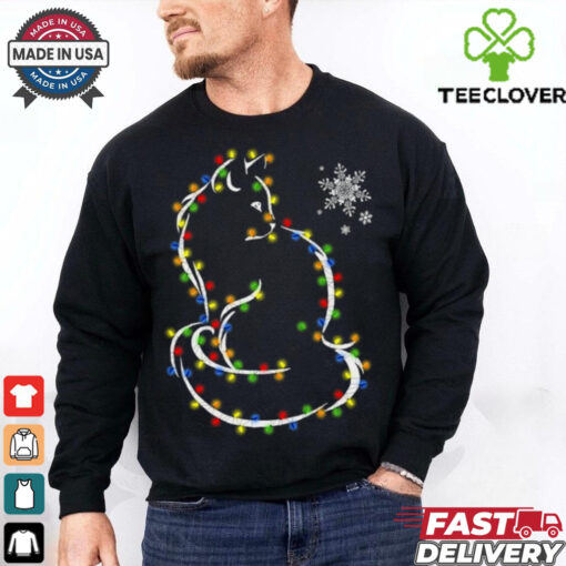 cat xmas animal line Shirt Recovered