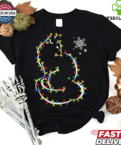 cat xmas animal line Shirt Recovered