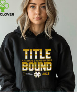 The **Notre Dame Fighting Irish 2025 College Football Playoff National Champions T-Shirt** is a must-have for any Fighting Irish fan, celebrating their team's triumph in the 2025 College Football Playoff National Championship. This shirt features a bold and celebratory design, showcasing Notre Dame’s victory and legacy. With comfortable fabric and a classic fit, it’s the perfect way to commemorate a historic season and show your team pride.